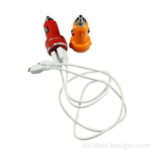 Mini design best LED dual car charger for iPhone